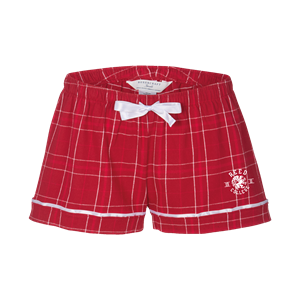 Boxercraft Women's Flannel Shorts Embroidered