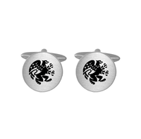 Silver Cufflink w/ Reed Griffin